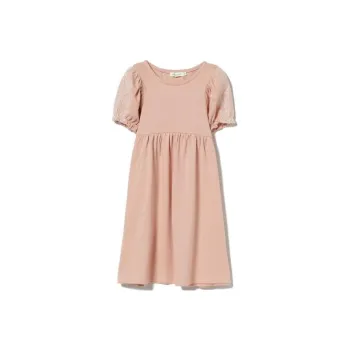 Beams Slip Dresses Kids Peach Pink