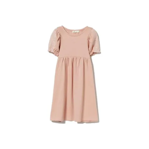 Beams Slip Dresses Kids Peach Pink