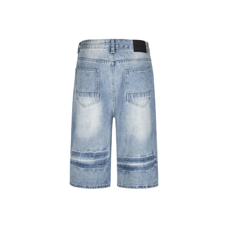 Xmithie Denim Shorts Unisex Blue-1