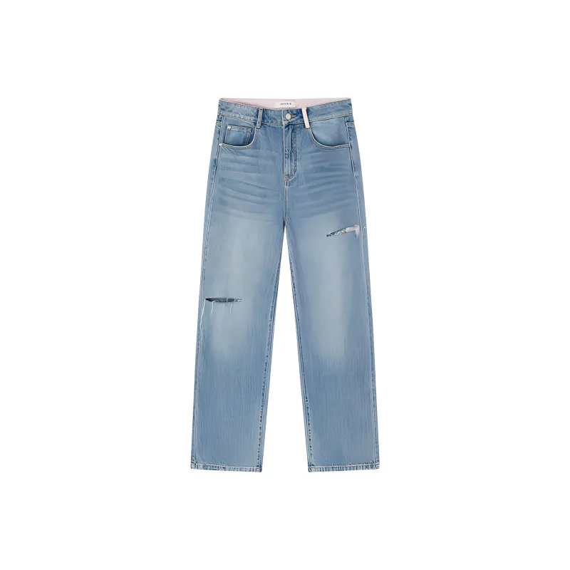 DEGAIA SS25 Jeans Women's Light Denim Blue-0