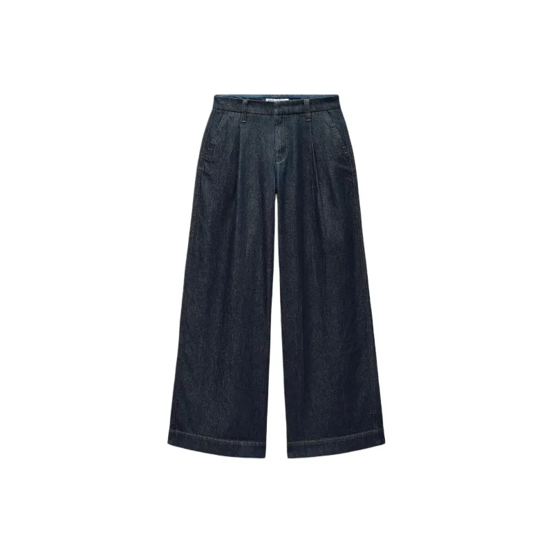 ZARA Jeans Women's Dark Blue-0