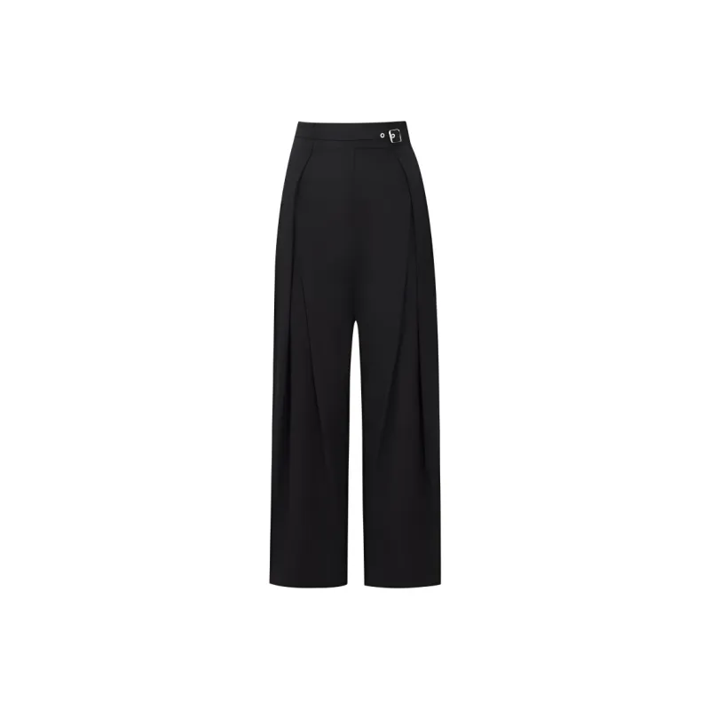 PINKO SS25 Casual Pants Women's Black-0