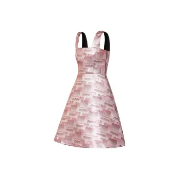 LOUIS VUITTON FW21 Sleeveless Dress Women's Pink