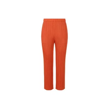 PLEATS PLEASE ISSEY MIYAKE Casual Pants Women's Orange