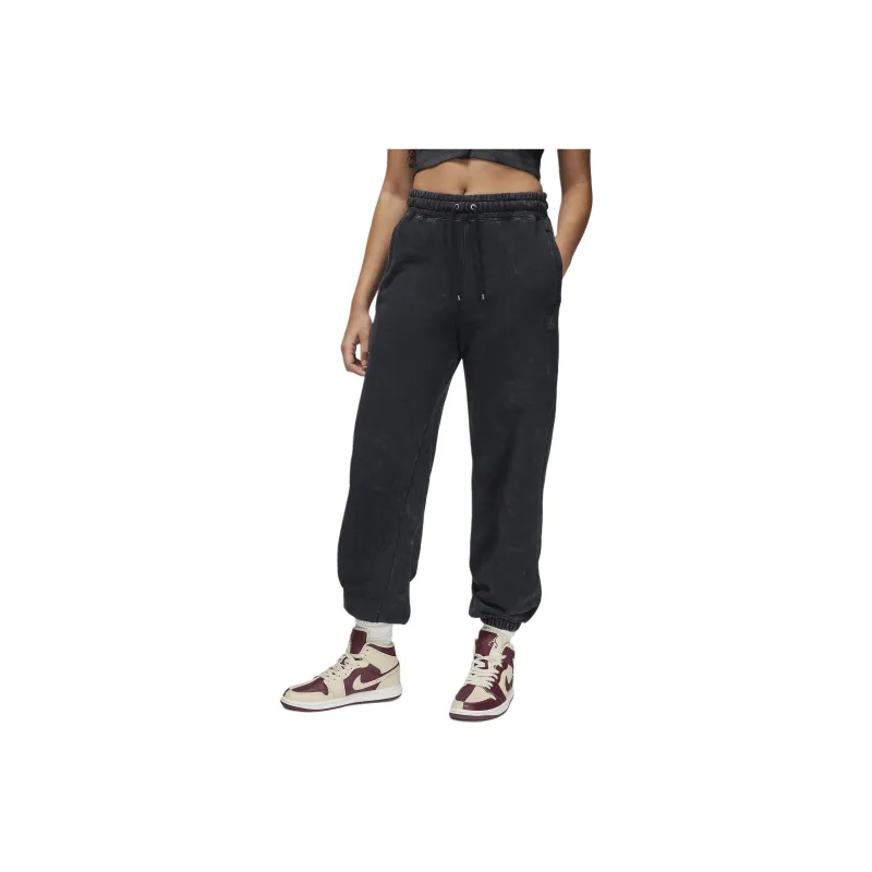 Jordan Flight Fleece Knitted Sweatpants Women's Black-0
