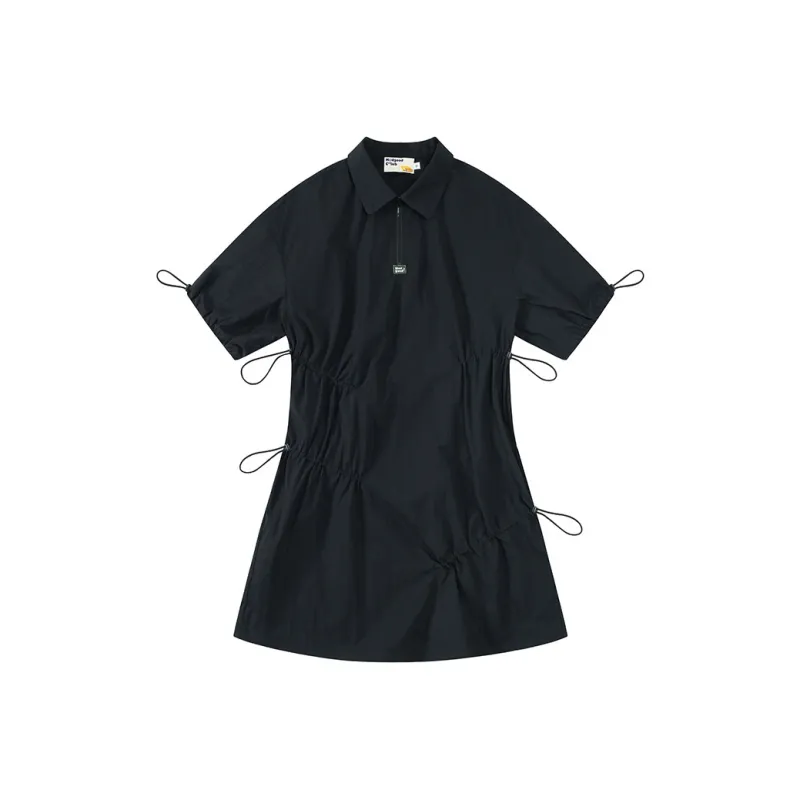 Madgood Short Sleeved Dress Women's Black-0