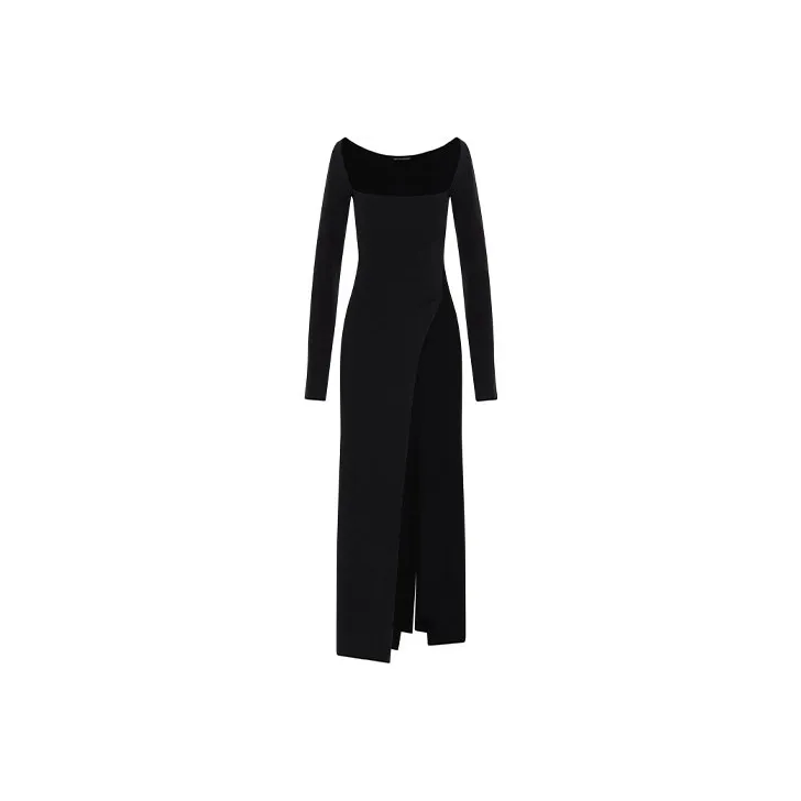 Ann Demeulemeester Long-Sleeved Dresses Women's Black-0