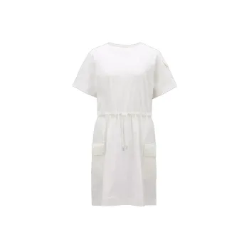 Moncler Drawstring-waist T-shirt Dress
