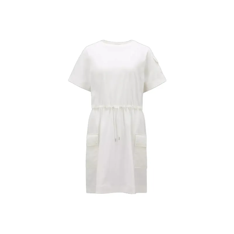 Moncler Drawstring-waist T-shirt Dress-0