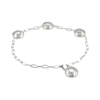 Cartier 10's 18kt White Gold Pasha Mother of pearl Bracelet
