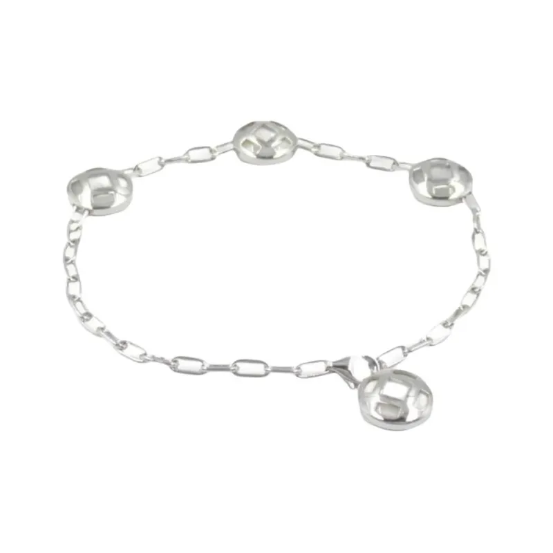 Cartier 10's 18kt White Gold Pasha Mother of pearl Bracelet-0