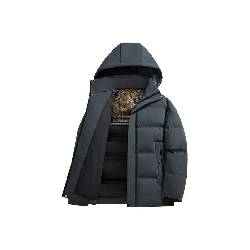 KRISTALIA Puffer Jacket Unisex Black-2