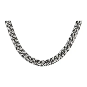 GUCCI Brass Necklaces Unisex Silver