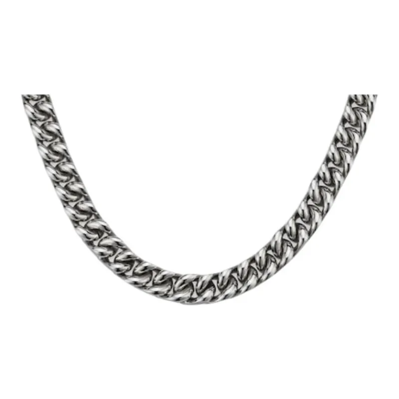 GUCCI Brass Necklaces Unisex Silver-0