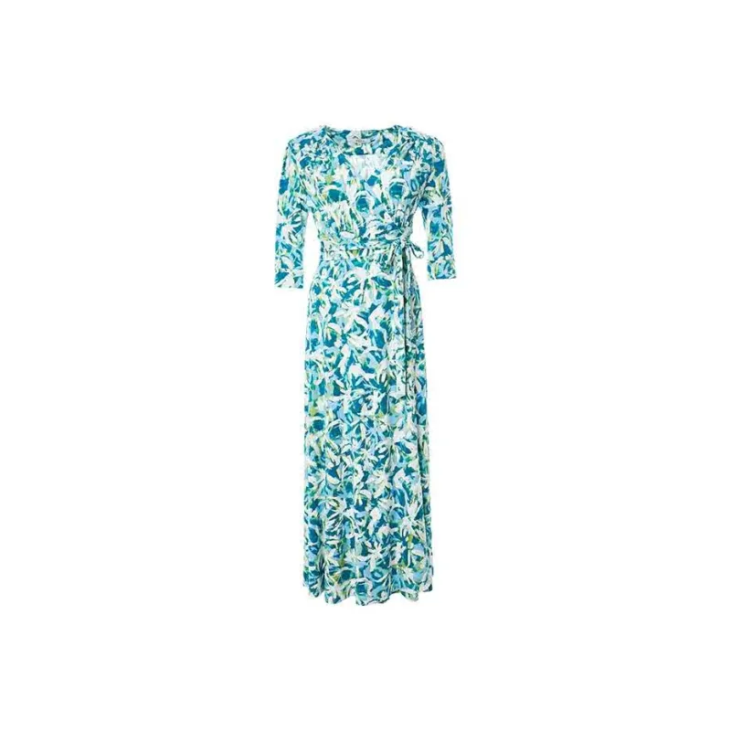 BESIONIA SS23 Short Sleeved Dresses Women's Blue Pattern-0