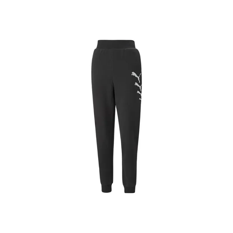 PUMA Knitted Sweatpants Women's Black-0