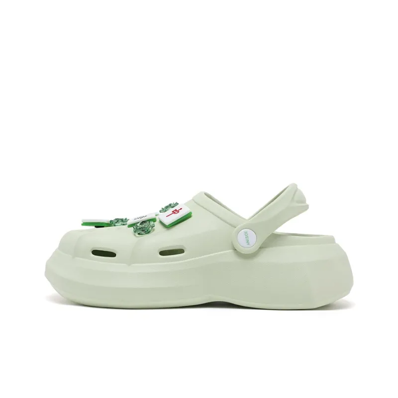 JOSINY Dopamine, Outdoor Wading, Treading Water On The Beach, Baotou Sandal Fashion Trend, Clogs Women's Avocado Green-1