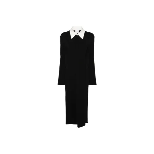 COURREGES Twist Polo Long Dress 'Black'