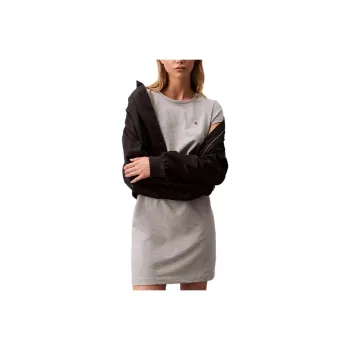 CALVIN KLEIN Short Sleeved Dress Women's Hero Gray Heather
