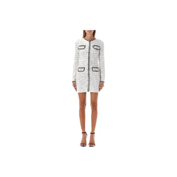 Self portrait Long Sleeved Dresses Women's White