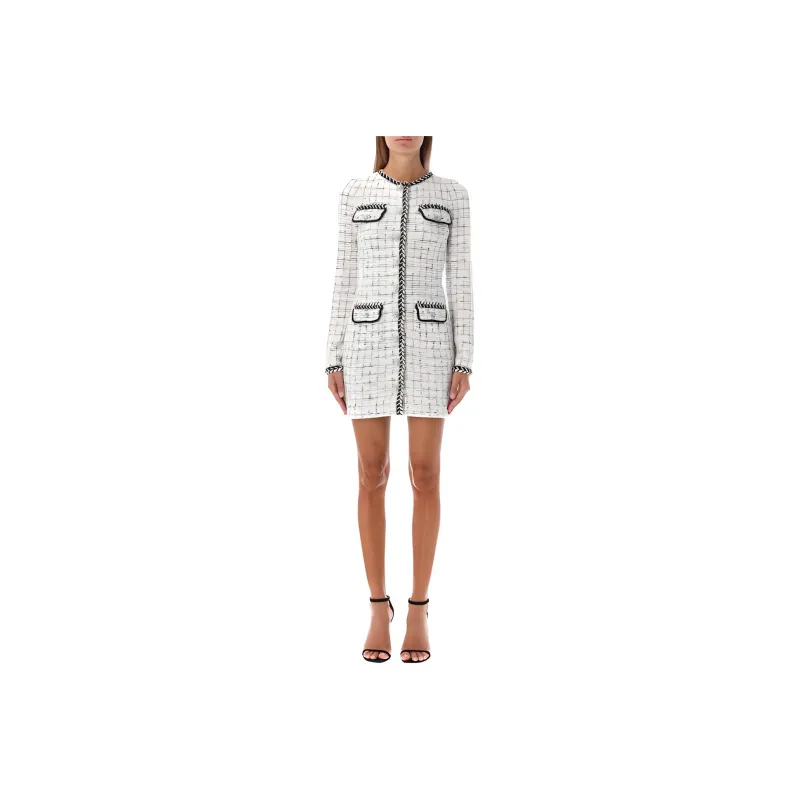 Self portrait Long Sleeved Dresses Women's White-0