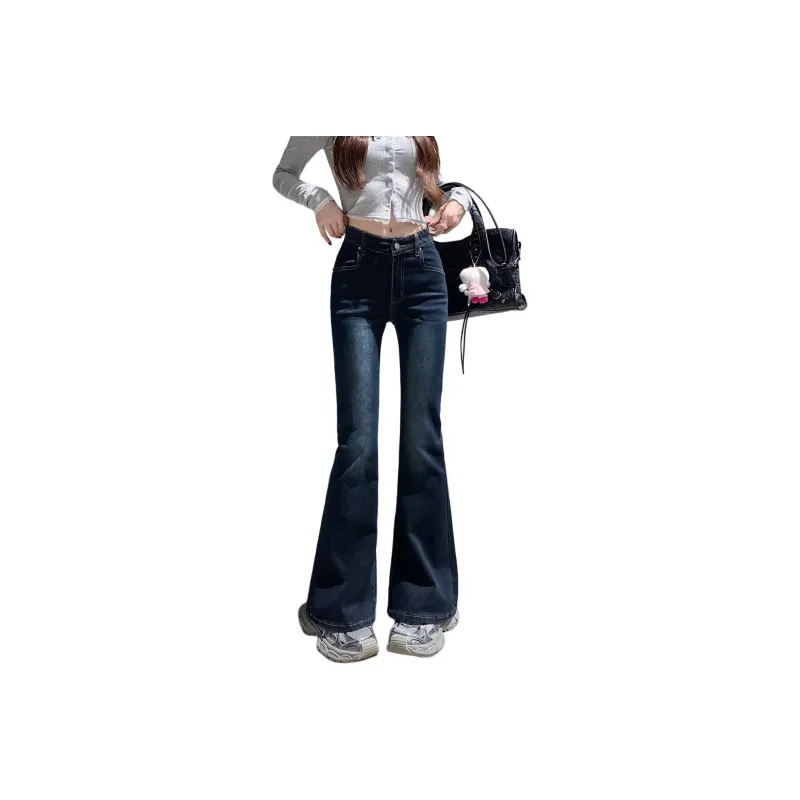 XIAOJUCHUANLI Jeans Women's Blue-0