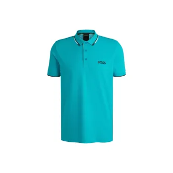 HUGO BOSS Polo Shirt Men's Light Blue