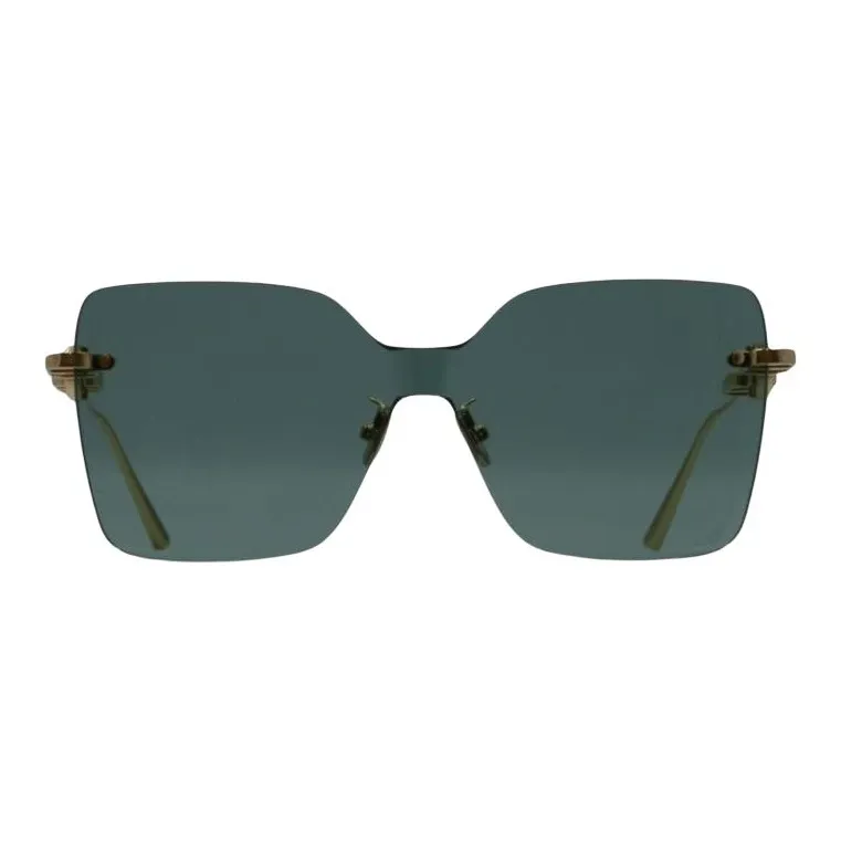DIOR Square Sunglasses Women's Gold-1