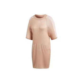 Adidas Originals Short Sleeved Dresses Women's Orange Pink