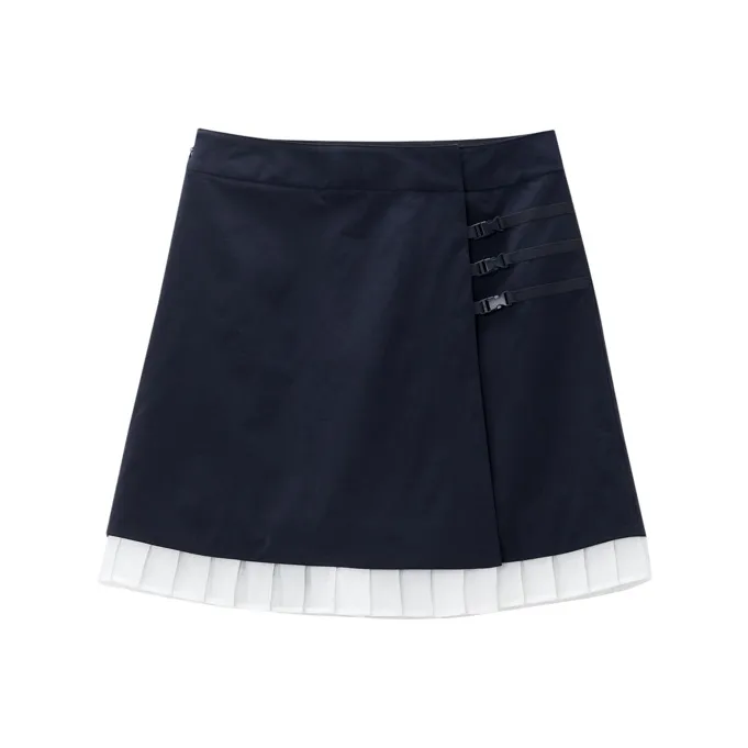 OVV Breeze Series Casual Shorts Women's Navy Blue & White Stiched 01-0