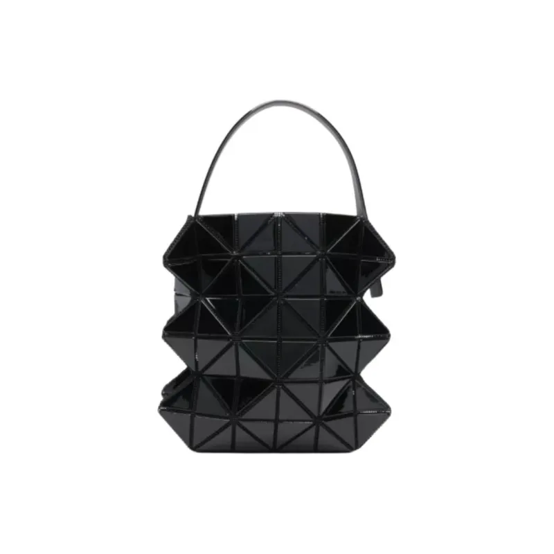 ISSEY MIYAKE Synthetic Leather Handbag Women's Black-0