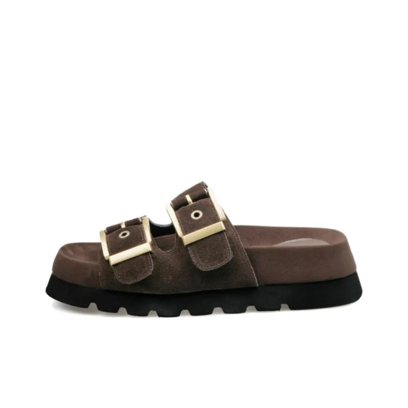 Schilling Stitching Slip Resistant Slide Slippers Women's-0