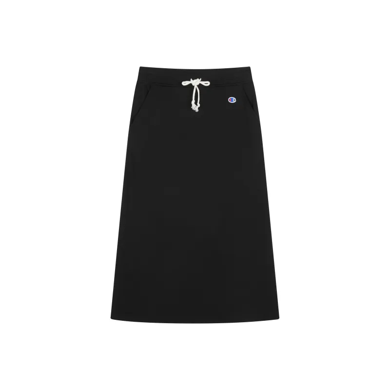 Champion Knitted Fabric Half Length Long Skirt US Version Women's-0