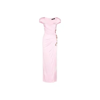 VERSACE Short-Sleeved Dresses Women's Pink
