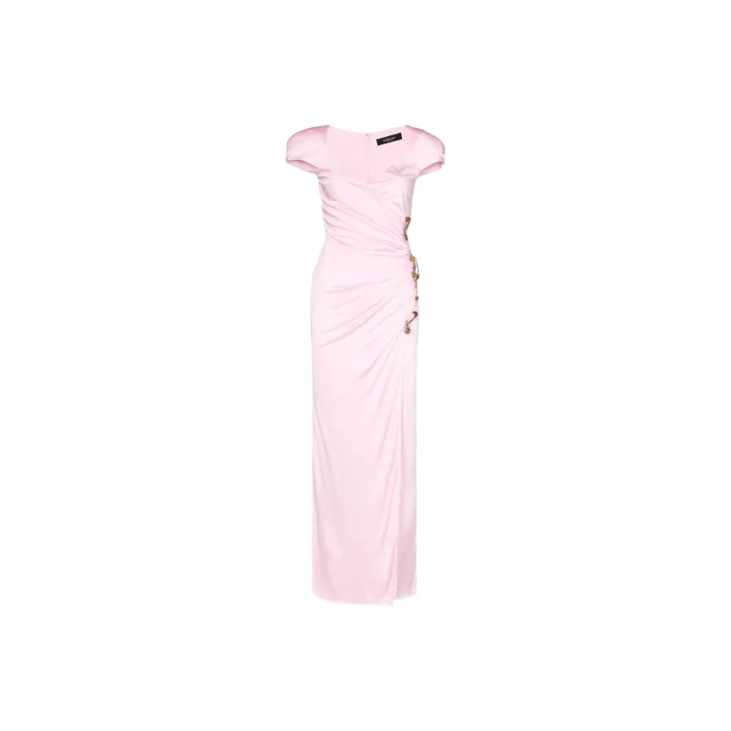VERSACE Short-Sleeved Dresses Women's Pink-0