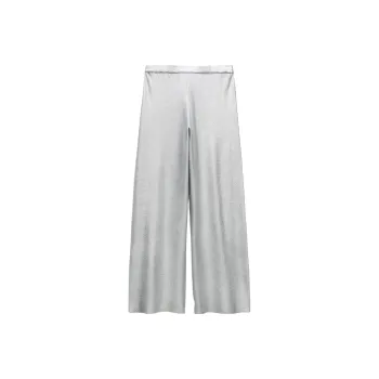 ZARA Casual Pants Women's Silver