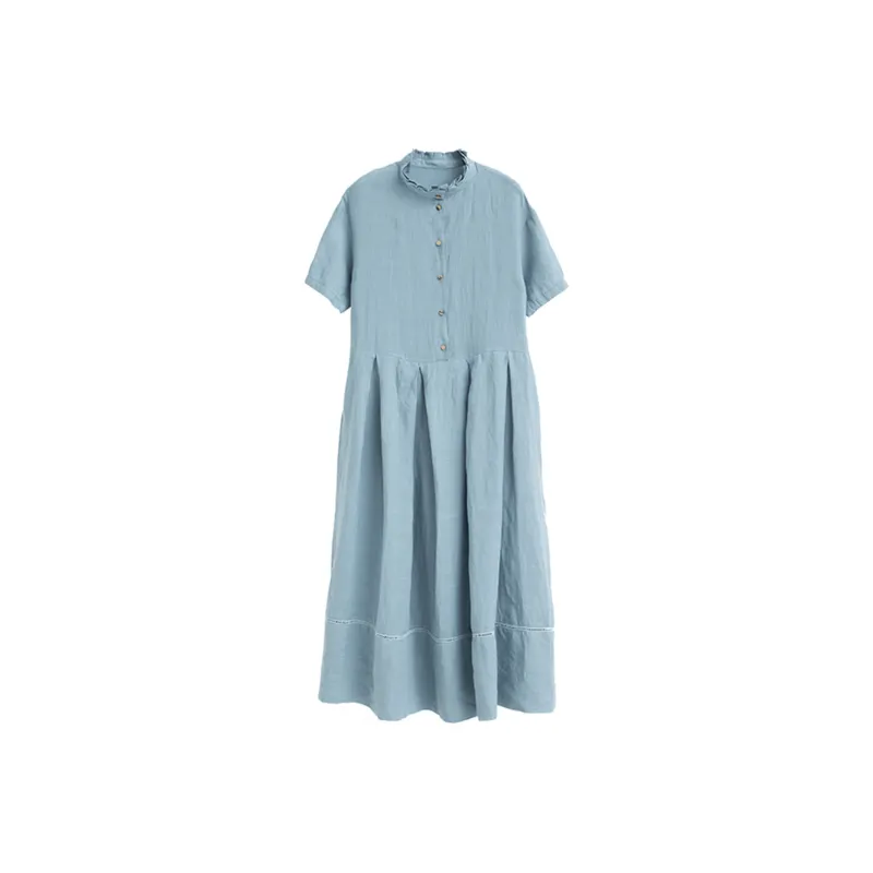 ZIMO Short Sleeved Dresses Women's-1