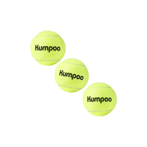 KUMPOO Tennis Balls Wool Match Ball Unisex Diameter 63 65mm Neon Green