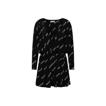 Balenciaga Long Sleeved Dresses Women's Black