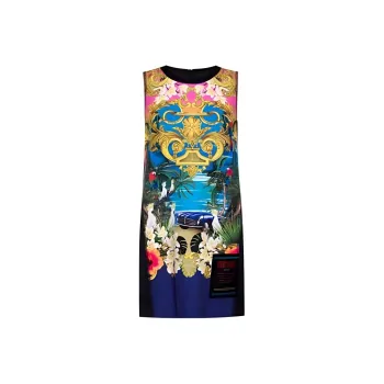 VERSACE JEANS COUTURE Sleeveless Dress Women's Black