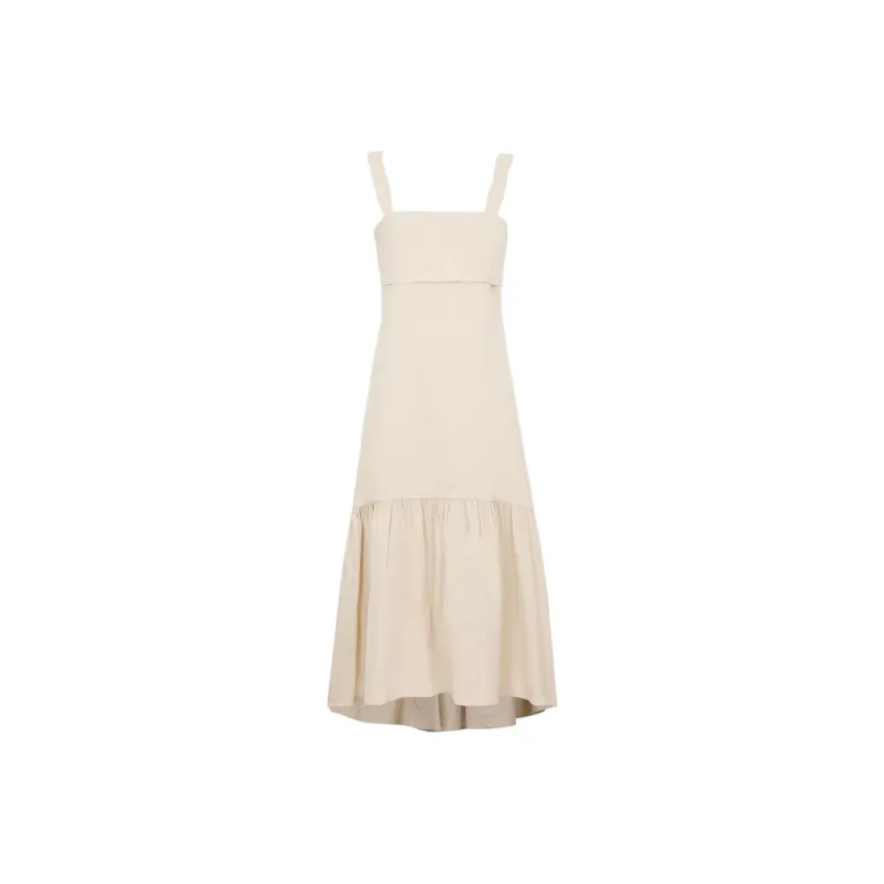 THEORY Sleeveless Dresses Women's Yellow-0
