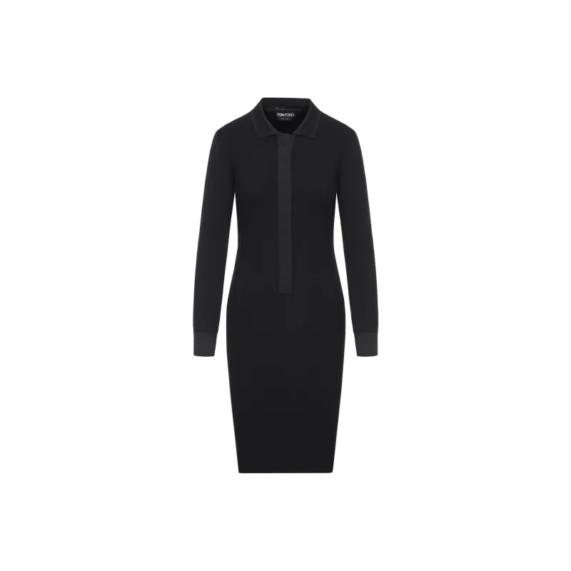 TOM FORD Long Sleeved Dress Women's Black-0
