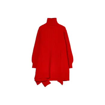 Yohji Yamamoto Roll neck Asymmetric Jumper