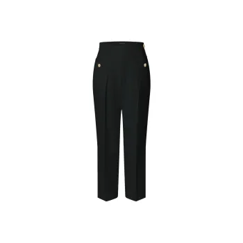 LOUIS VUITTON SS25 Women's Nautical Collection Casual Pants Women's Black