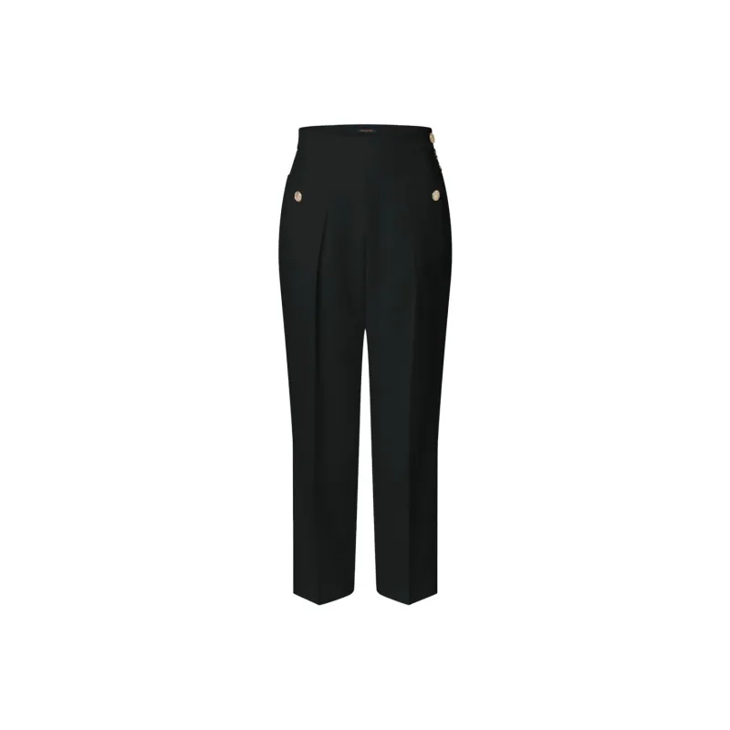 LOUIS VUITTON SS25 Women's Nautical Collection Casual Pants Women's Black-0
