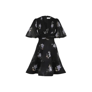 Zimmermann Pleated Mini Dress