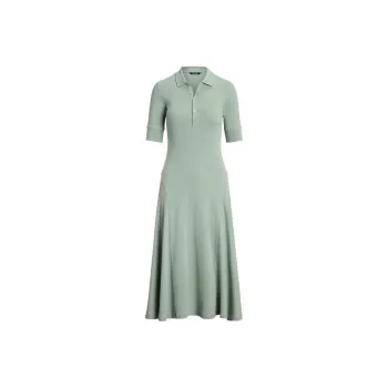 Polo Ralph Lauren SS24 Short Sleeved Dress Women's Green