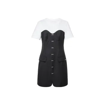 LOFT SHINE Short-Sleeved Dresses Women's Black
