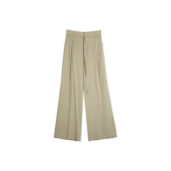 ELLE Casual Pants Women's Gray Green