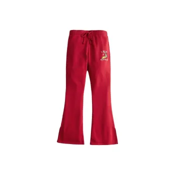 Hollister Knitted Sweatpants Women's Red